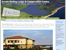 Tablet Screenshot of birdinglodge.com